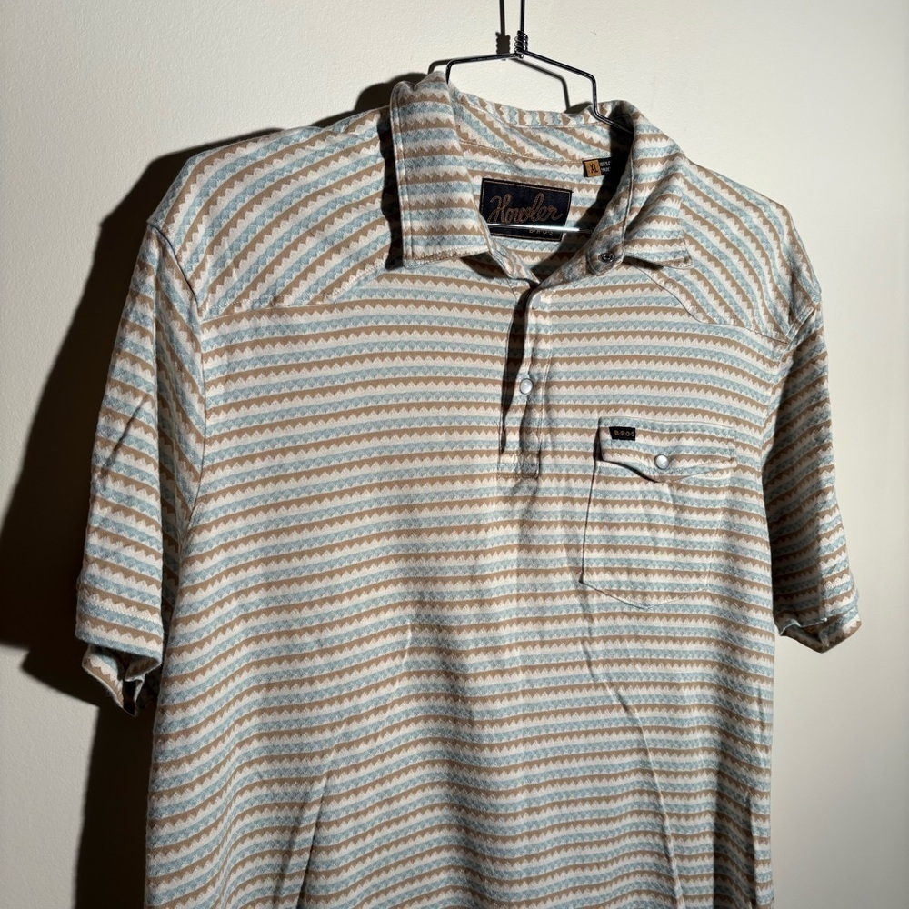 Howler Western Style Henley Short Sleeve